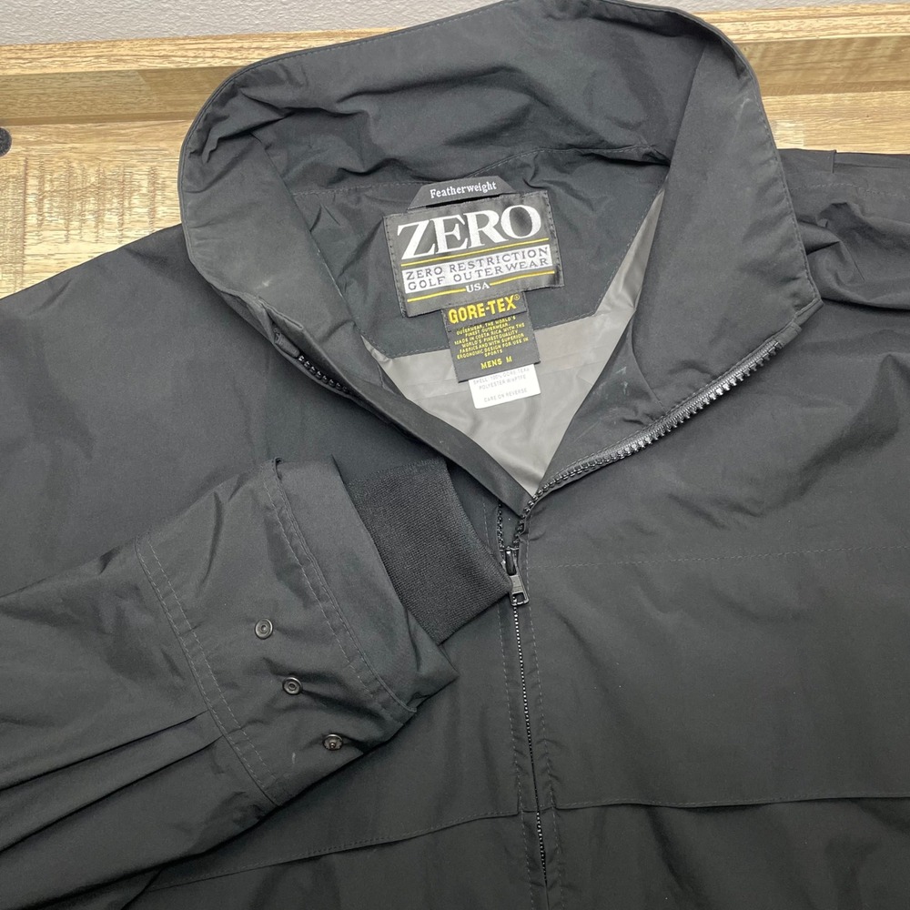 ZERO RESTRICTION Featherweight GORE-TEX Zip Jacket Outerwear‎ Men Medium Black